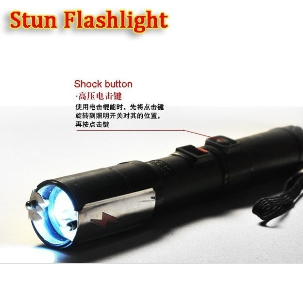 2025 939 Type Tactical Flashlight Stun Gun for sale Baton Electronic Lighter Most Powerful Stun Gun Self-defense Weapons Survival Camp | POPOTR™