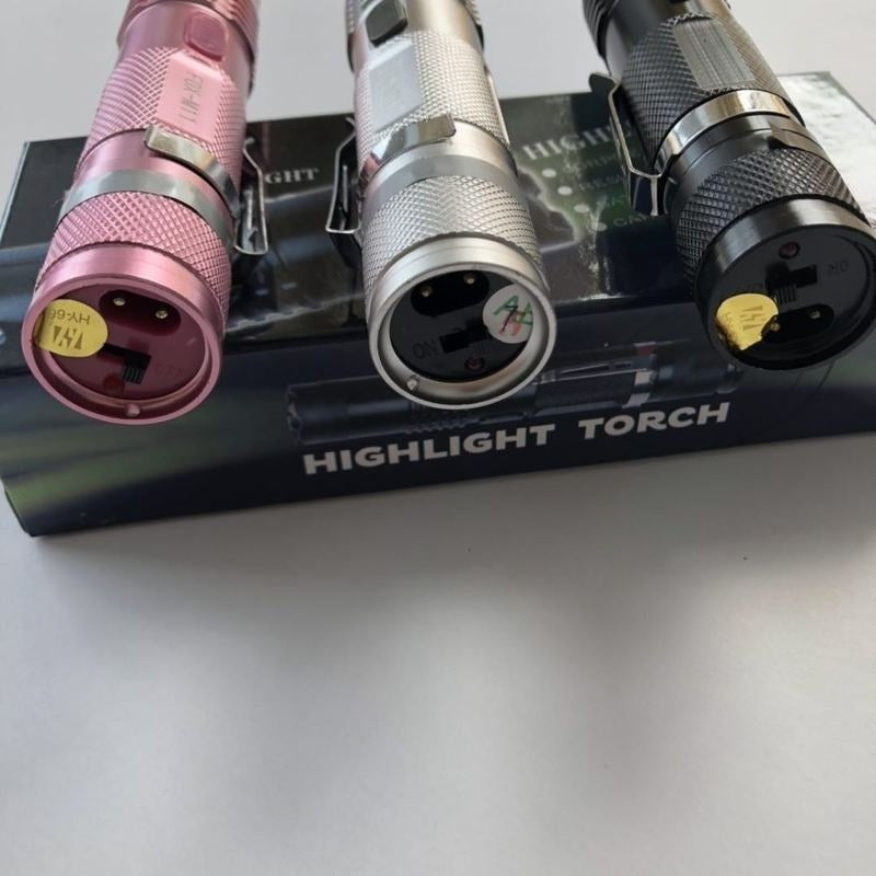 2025 Tactical Flashlight Stun Gun for sale LED flashlight Rechargeable Survival Camp | POPOTR™