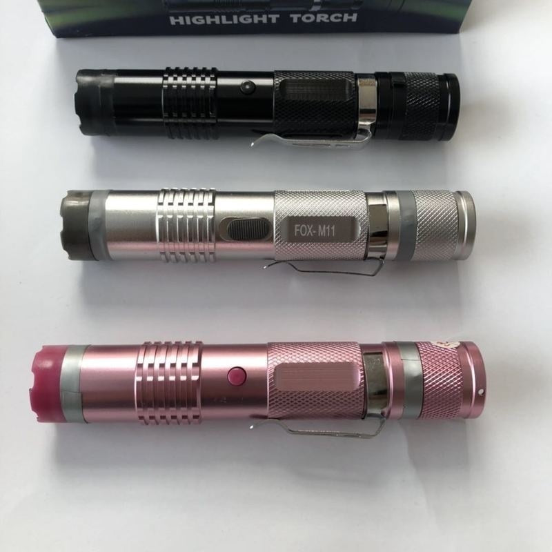 2025 Tactical Flashlight Stun Gun for sale LED flashlight Rechargeable Survival Camp | POPOTR™