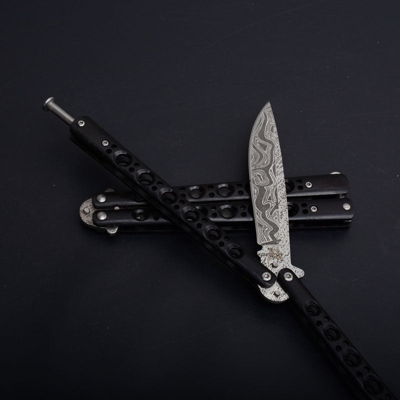 2025 Survival Knife Combat Knife  Practice Butterfly Knife Hunting Knife Training Knife Tactical Knife | POPOTR™