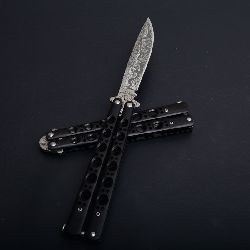 2025 Survival Knife Combat Knife  Practice Butterfly Knife Hunting Knife Training Knife Tactical Knife | POPOTR™