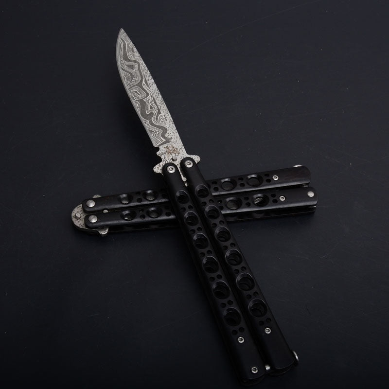 2025 Survival Knife Combat Knife  Practice Butterfly Knife Hunting Knife Training Knife Tactical Knife | POPOTR™