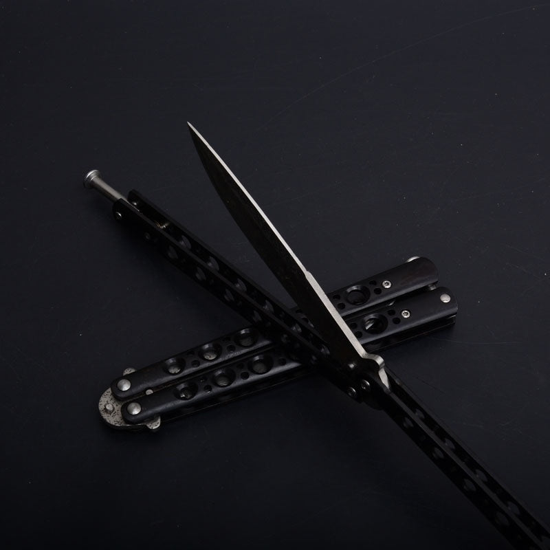 2025 Survival Knife Combat Knife  Practice Butterfly Knife Hunting Knife Training Knife Tactical Knife | POPOTR™