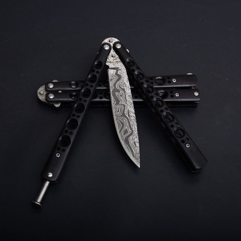 2025 Survival Knife Combat Knife  Practice Butterfly Knife Hunting Knife Training Knife Tactical Knife | POPOTR™