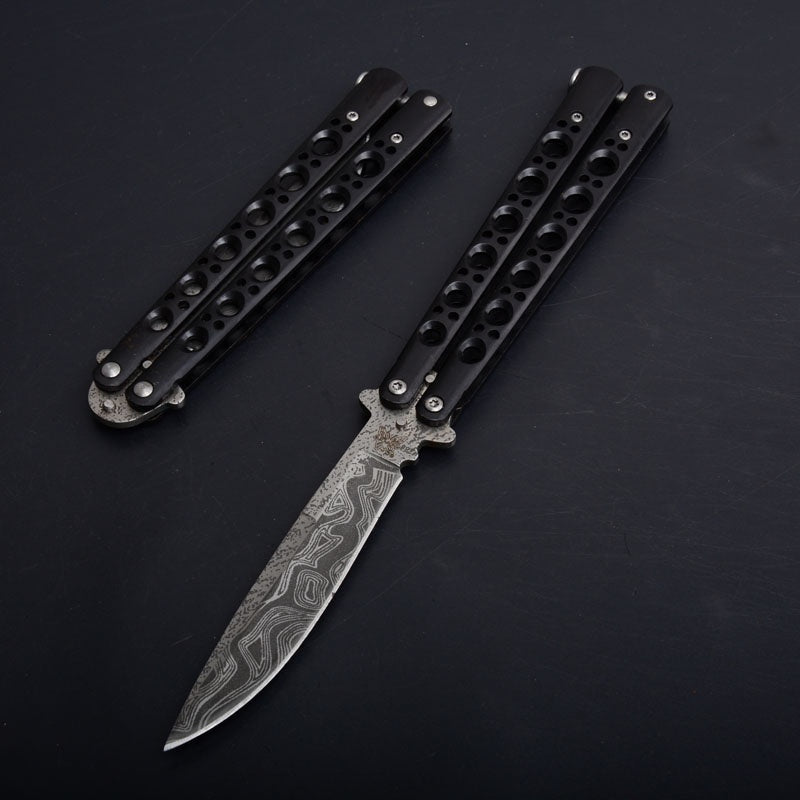 2025 Survival Knife Combat Knife  Practice Butterfly Knife Hunting Knife Training Knife Tactical Knife | POPOTR™
