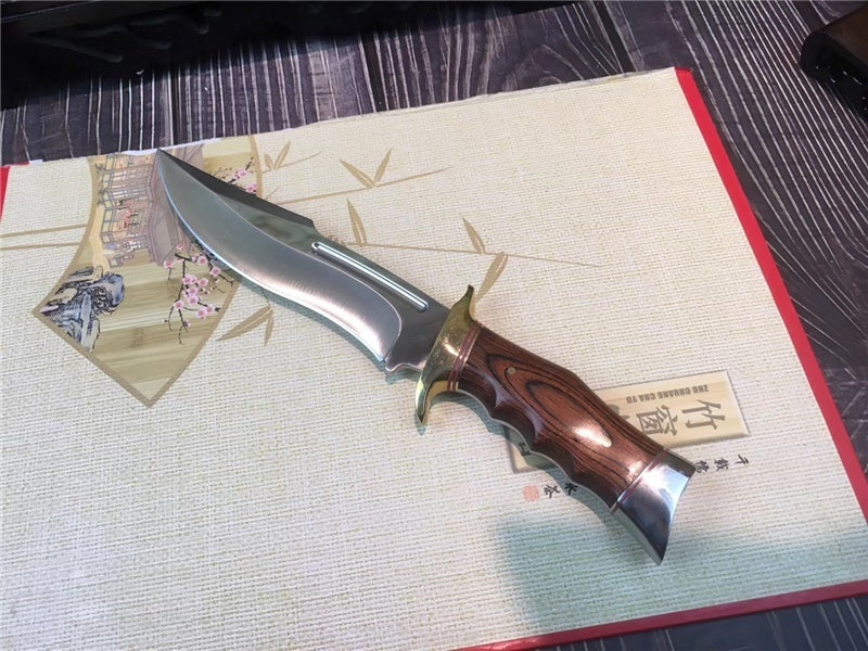 2025 12.1 Inch Survival Knife Hunting Knife Tactical Knife Blade| POPOTR™