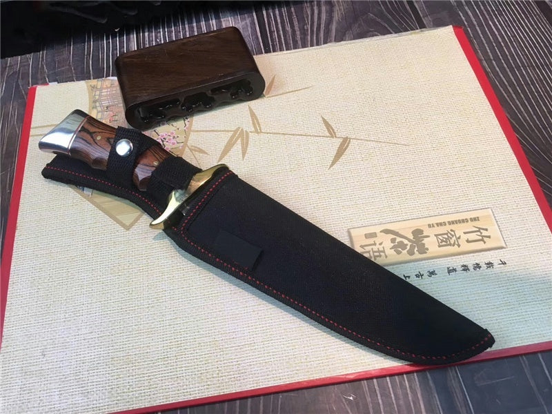 2025 12.1 Inch Survival Knife Hunting Knife Tactical Knife Blade| POPOTR™