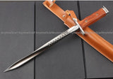 40CM Sanleng Thorns Throwing Knife Full Tang Razor Blade Combat HIKING