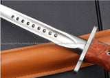 40CM Sanleng Thorns Throwing Knife Full Tang Razor Blade Combat HIKING