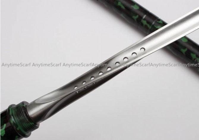 Camouflage Spiral Triangular Saber Combination Baton Knife