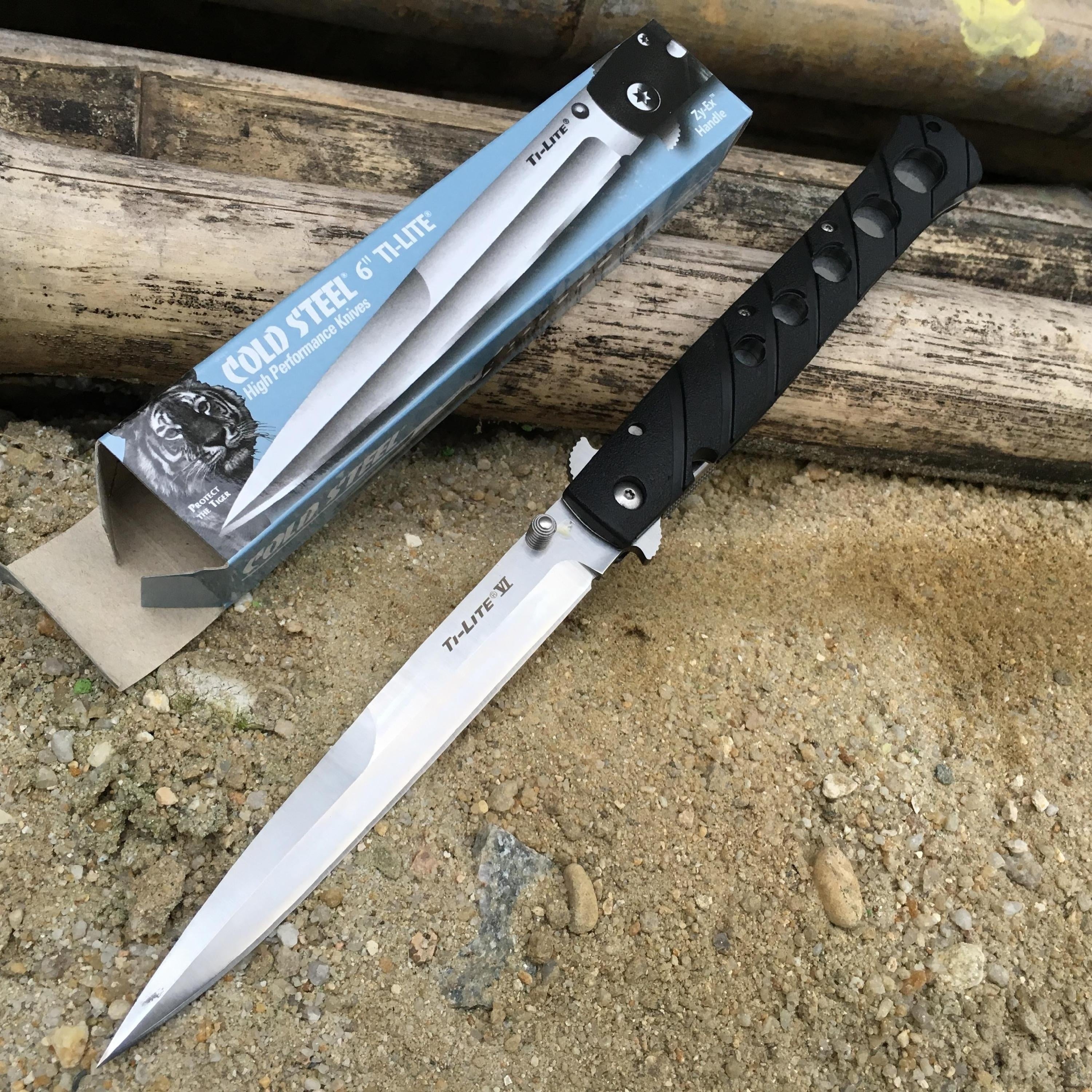 NEW Blade Tactical Stiletto Folding Survival Knife Folding Blade Knife