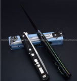 NEW Blade Tactical Stiletto Folding Survival Knife Folding Blade Knife