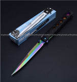 NEW Blade Tactical Stiletto Folding Survival Knife Folding Blade Knife