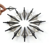 2025 6/12Pcs Hunting Bow and Arrow Broadheads With 3 Blade For Hunting Arrows | POPOTR™