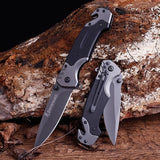Fashion Browning 440C Stainless Steel Blade Titanium Coating Outdoor EDC Tactical Folding Pocket Knife