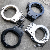 2025 Police Handcuffs Sex Handcuffs Hinged Handcuffs key Double Lock Handcuffs For Sale Metal | POPOTR™