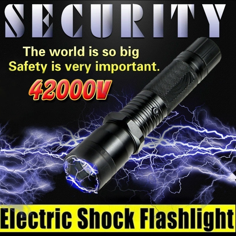 2025 taktisk lommelygte stun Gun til salg Genopladelig bærbar pistol sikker overlevelseslejr | POPOTR™