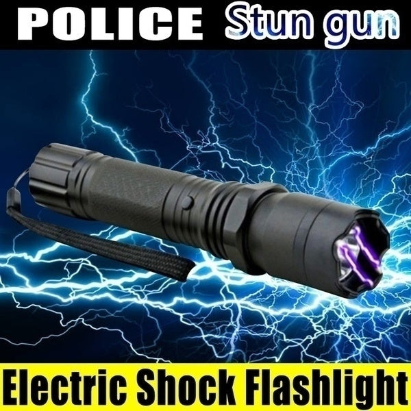 2025 taktisk lommelygte stun Gun til salg Genopladelig bærbar pistol sikker overlevelseslejr | POPOTR™
