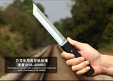 2025 D2 Survival Knife Swiss Army Knife Japanese Hunting Knife Tactical Knife Blade Ebony Handle Knife | POPOTR™