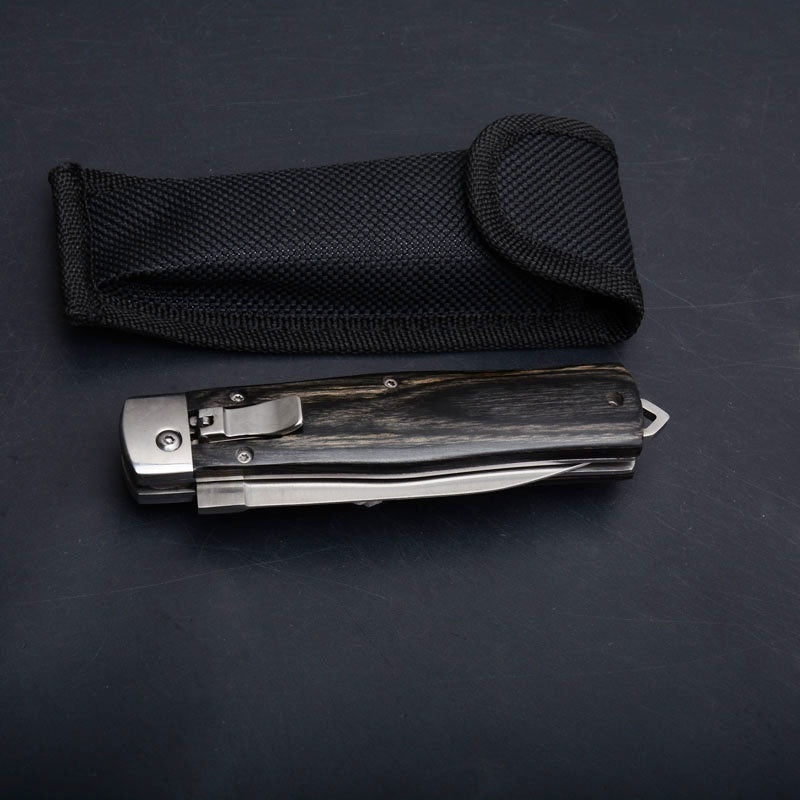 2025 Survival Knife spring Blade knife spring loaded Hunting Knife  Assisted Knife | POPOTR™