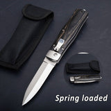 2025 Survival Knife spring Blade knife spring loaded Hunting Knife  Assisted Knife | POPOTR™