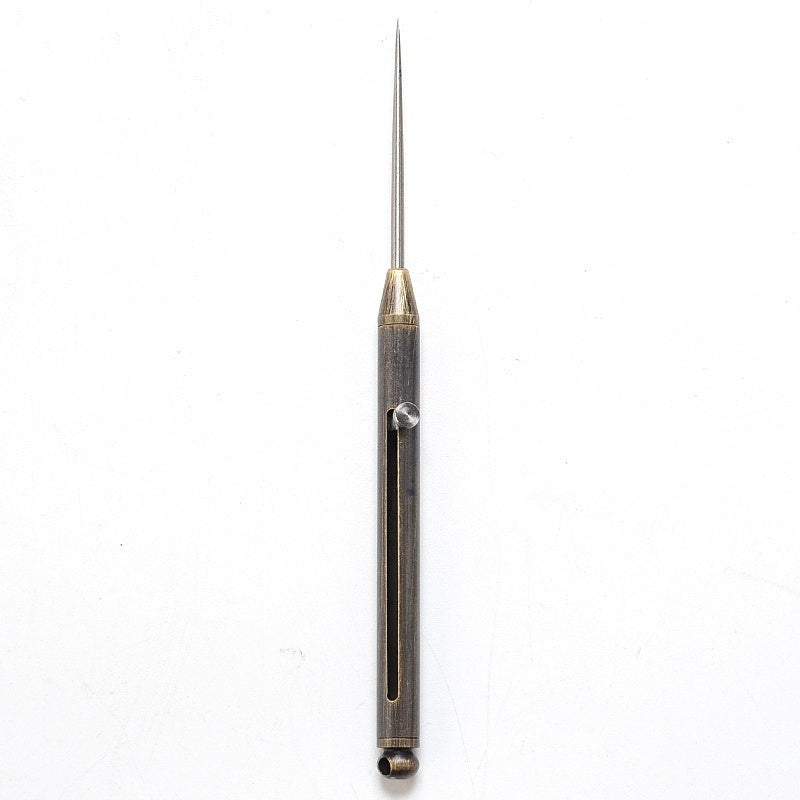 Titanium Brass Bolt Stetch Tooth Pick Self Defense Pin Survival Tools Emergency Gear