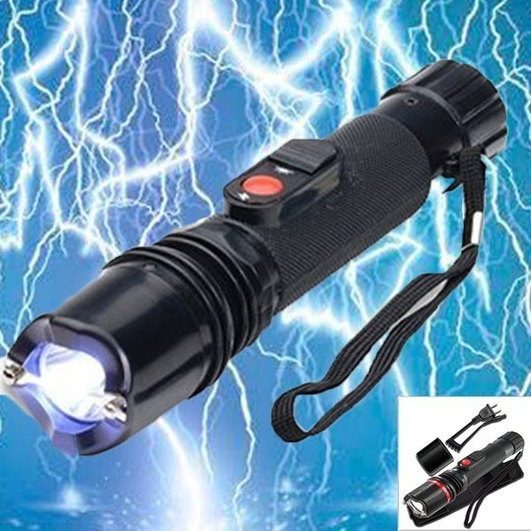 2025 Police Stun Gun Taktisk lommelygte Stun Gun til salg Genopladelig elektronisk stun Gun Super Bright lommelygte Survival Camp | POPOTR™