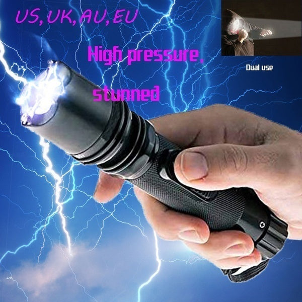 2025 Police Stun Gun Taktisk lommelygte Stun Gun til salg Genopladelig elektronisk stun Gun Super Bright lommelygte Survival Camp | POPOTR™