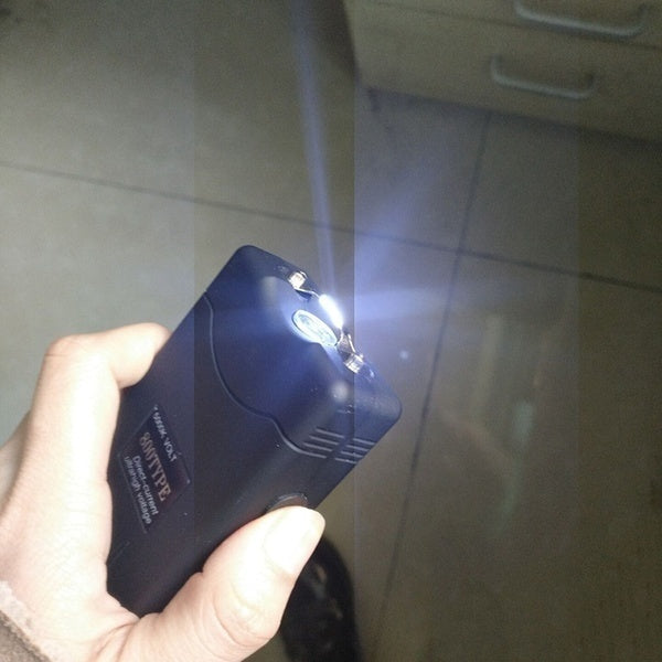 2025 Police Stun Gun Volts Tactical Flashlight Stun Gun for sale VS Taser Self-defense Weapons For Women Survival Camp | POPOTR™
