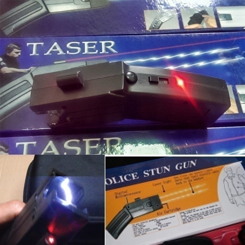2025 Tactical Flashlight Stun Gun VS Taser Super Bright Flashlight Electronic Stun Gun For Sale Self-defense Weapons Survival Camp | POPOTR™