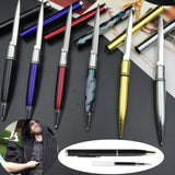 【Free gift】12 Colors Ballpoint Pen Multi-function Letter Opener Metal Pen Self-defense Metal Knife Pen Gift
