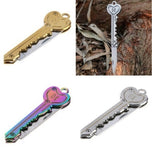 Outdoor Camping Survival Pocket Folding Blade Key Shaped Knife Gift