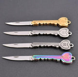 【Free gift】Outdoor C - amping Survival Pocket Folding -  Blade Key  - Shaped  - Knife  - Gift