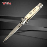 New Italy Mafia 9 Inch AB Stainless Steel Outdoor Cutter Durable Pocket Knife Suvival EDC Tool