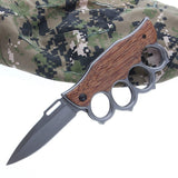 2025 Survival Knife Folding Knife Hunting Knife Brass Knuckle Knife Multifunction Knife | POPOTR™
