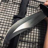 High Quality Military Tactical Dagger Knife for Outdoor Hunting Camping Tanto Rescue Fixed Blade Knives Defensive Knife Black Couteau