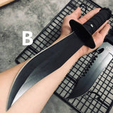 High Quality Military Tactical Dagger Knife for Outdoor Hunting Camping Tanto Rescue Fixed Blade Knives Defensive Knife Black Couteau