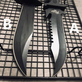 High Quality Military Tactical Dagger Knife for Outdoor Hunting Camping Tanto Rescue Fixed Blade Knives Defensive Knife Black Couteau