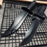 High Quality Military Tactical Dagger Knife for Outdoor Hunting Camping Tanto Rescue Fixed Blade Knives Defensive Knife Black Couteau