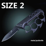 2025 Best Edc Knife Survival Knife Folding Knife Hunting Knife Tactical Knife Brass Knuckle Knife| POPOTR™