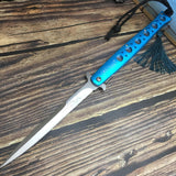 2025 Stiletto Knife Survival Knife Hunting Knife Tactical Knife Assisted Knife | POPOTR™