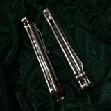 2025 Survival Knife Practice Butterfly Knife Combat Knife  Combat Knife  Hunting Knife Training Knife Tactical Knife Blade| POPOTR™