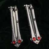 2025 Survival Knife Practice Butterfly Knife Combat Knife  Combat Knife  Hunting Knife Training Knife Tactical Knife Blade| POPOTR™