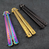 2025 Folding Knife Practice Butterfly Knife Hunting Knife Training Knife Blade| POPOTR™