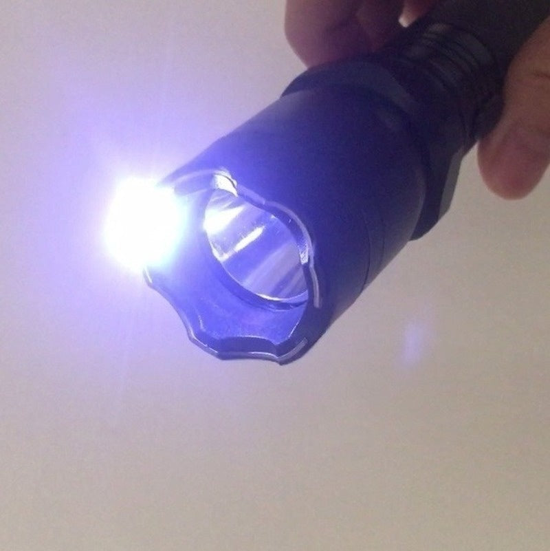 2025 High-voltage Police Stun Gun Volts Tactical Flashlight Stun Gun for sale Rechargeable Stun Rob Survival Camp | POPOTR™