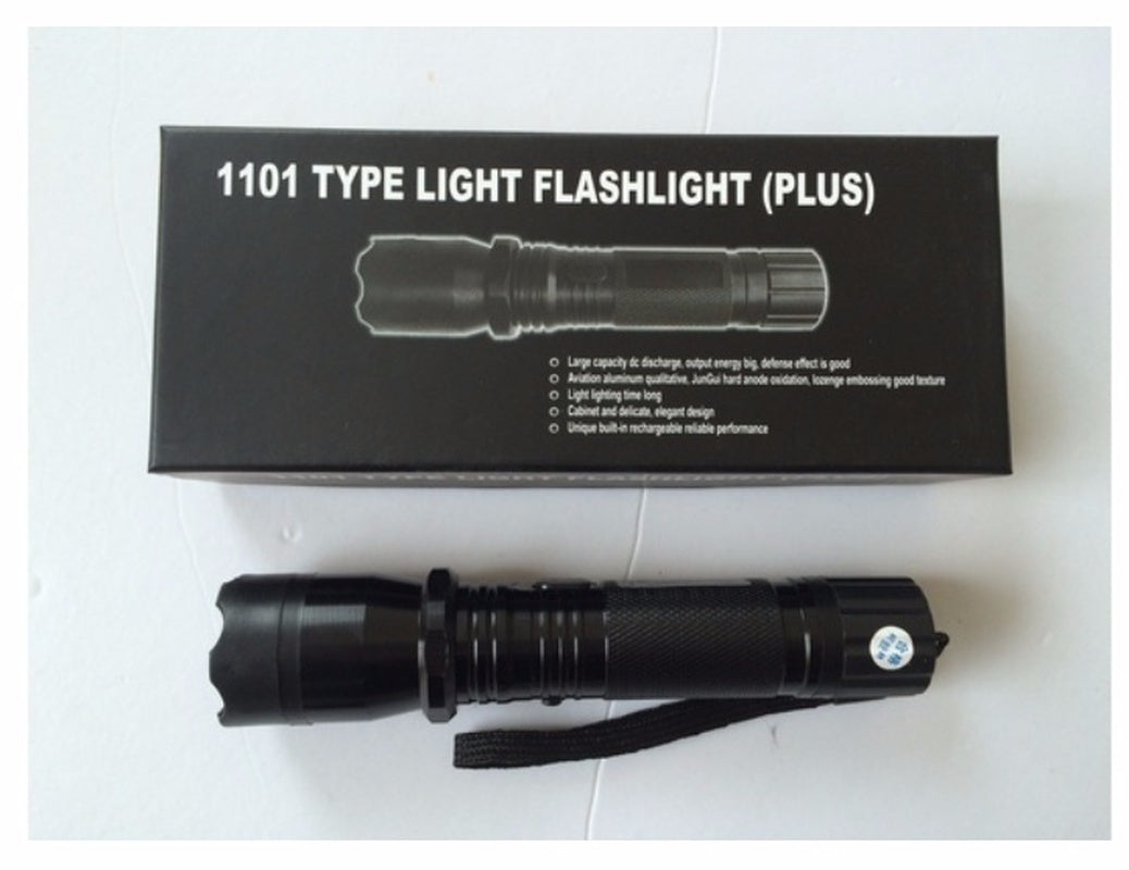 2025 High-voltage Police Stun Gun Volts Tactical Flashlight Stun Gun for sale Rechargeable Stun Rob Survival Camp | POPOTR™