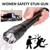 2025 Women's Stun Gun for sale Tactical Flashlight Stun Gun for sale VS Taser Stun Baton Super Bright Flashlight Survival Camp | POPOTR™