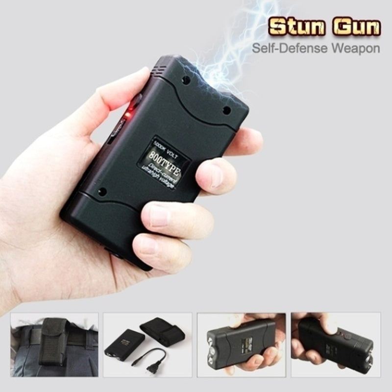 2025 Tactical Flashlight Stun Gun for sale Self-defense Weapons For Women Survival Camp | POPOTR™