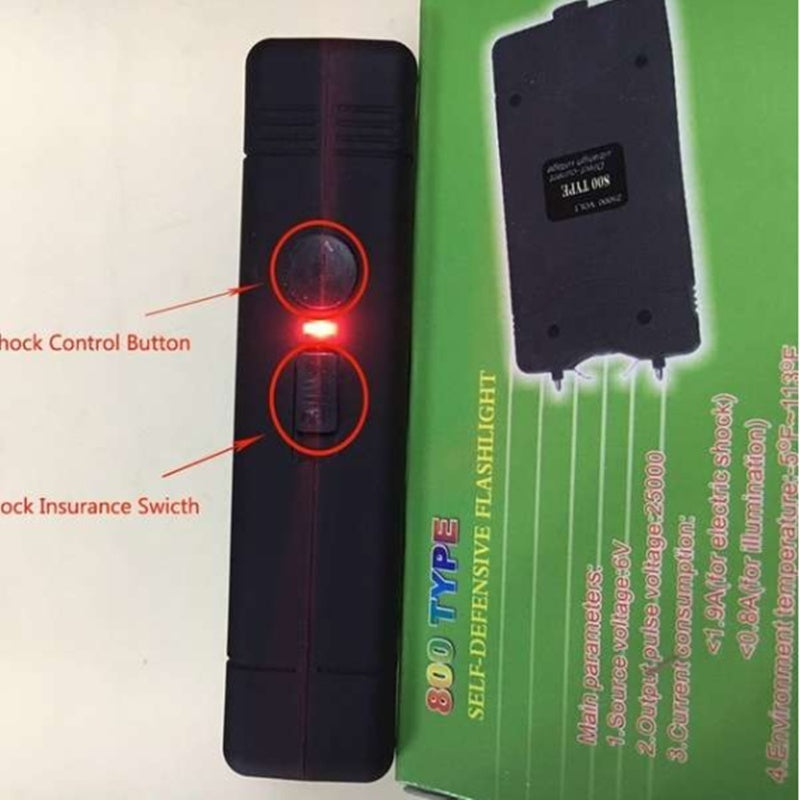 2025 Tactical Flashlight Stun Gun for sale Self-defense Weapons For Women Survival Camp | POPOTR™