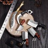 【Free gift】18 Kinds of Mini Pocket Folding Brass Knife Small Keyring Knife Keychain Pendant Outdoor Camping Gifts